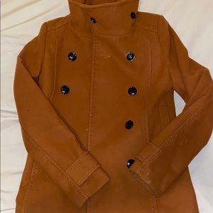 Brown Peacoat H&M